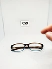 Jill Stuart Eyeglasses Js 317-2 53-16-130 Mocha Blue Full Rim Frames Only Pre-owned. Price: $22.00.