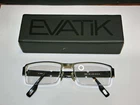 Evatik 9052 Col. 633 Eyeglasses Half Rim Titanium Frames Size 56 18 145 Pre-owned. Price: $159.95.