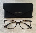 Dolce&gabbana Eyeglasses DG3243 502 Havana Brown 52-17-140 Case Made In Italy Pre-owned. Price: $69.99.