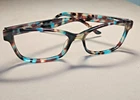 Chelsea Morgan Cor Eyeglasses Frames Only Blue Tortoise Rectangular 53-16-135 Pre-owned. Price: $20.00.