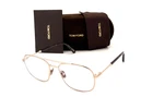 Tom Ford FT5830 028 Gold / Clear Lens 56MM Eyeglasses TF5830 New. Price: $170.00.