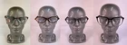 Lot Of 4 Eyeglasses Frame: 2 Pcs Zenni, 1 Lensmart, Eyebuydirect Pre-owned. Price: $19.99.