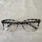 L.a.m.b. LA130 Women Black Checkered Acetate Square Eyeglasses 53-16-135 New. Price: $48.74.