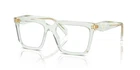 New Prada A19V Eyeglasses 14R1O1 Transparent 100% Authentic. Price: $286.78.