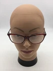 Anne Klein AK5052 Eyeglasses Optical Frame 52-16-135 Red Horn Crystal Pre-owned. Price: $21.99.