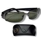 Ray Ban RB3237 004/58 Gunmetal Polarized Green G-15 Sunglasses 60-17 Rare New. Price: $449.00.