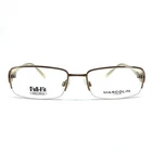 Marcolin Eyeglasses MA7311 Kim 045 Brown Tan Half Rim Frame 55 18 140 New. Price: $47.22.