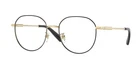 Versace VE1282D 1433 Gold Black Demo Lens 53 Mm Women's Eyeglasses New. Price: $134.99.