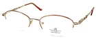 Catherine Deneuve CD191 Pe Nos Pink/gold Half Rimless Eyeglasses Frame 50-18-140 Pre-owned. Price: $48.00.