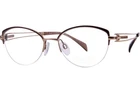 Line Art Vivace 2172 Titanium Eyeglasses Women's Semi Rim Round Shape New. Price: $239.95.