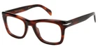David Beckham Men's Brown Horn Soft Square Eyeglass Frame DB7105-0EX4-21 New. Price: $39.99.