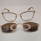 Takumi TK1186 Gold Solid Cat Metal Eyeglass Frames Polarized 53-18 135 New. Price: $42.00.