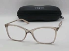 Vogue Eyeglass Frame 5563 2990 53-17-140 Transparent Caramel Read Description New. Price: $37.99.