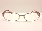 Liz Claiborne L335 OCW2 Brass Brown/full Rim, Frame Only 54-16-135 15/H8 Pre-owned. Price: $18.59.