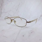 Valentino 5503/STR Ondy Bronze Gold Oval Eyeglass Frames Italy Womens 50-17-130 Pre-owned. Price: $56.24.