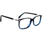 Balmain Eyeglasses 3031 Blue Havana Rectangular Frame France 55 16 140 Pre-owned. Price: $99.99.