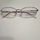 Christie Brinkley Gleeful Eyeglasses Frame Pink Metal Half Rim 53-17-135 Nwt New. Price: $16.00.