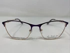 Scala 881 Matte Purple/gold 53-17-140 Metal Full Rim Eyeglasses Frame 385A New. Price: $52.00.