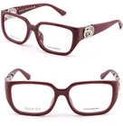Gucci GG1694O Burgundy Logo Geometric Unisex Eyeglasses Optical 55MM 003 New. Price: $181.50.