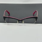 Kate Spade Eyeglasses Lyssa 0W52 Black On Pink Half Rim Frame 51 17 135 No Lens Pre-owned. Price: $195.00.