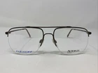 Flexon Autoflex Brown 59-17-145 Metal Half Rim Eyeglasses Frame ZF98 New. Price: $56.00.