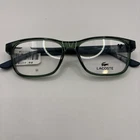 New And Authentic Lacoste L3804BMI 318 Blue Clear Green 51 16 135. Price: $64.49.