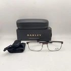 Oakley Mens Surface Plate Semi Rim Titanium Eyeglasses OX5132 Satin Corten New. Price: $99.99.