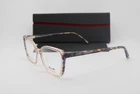 New Kliik Denmark 768 S409 Acetate Clear Blue Brown Authentic Eyeglasses 49-15. Price: $157.25.