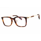 Chopard Men's Eyeglasses Shiny Transparent Red Havana Square Frame VCH344 09SZ New. Price: $298.00.
