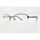 Oscar De Renta Eyeglasses Women Brown Semi-rimless OSL707 210 50-20-135 Pre-owned. Price: $39.99.