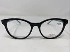 Candie CA0177 001 50-18-140 Black/teal Plastic Full Rim Eyeglasses Frame CA84 New. Price: $65.00.