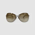 Tom Ford Colette TF250 Women's Brown Metal-frame Sunglasses 63-12-135 New. Price: $375.95.