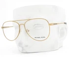 Michael Kors Procida Eyeglasses Mk 3019 1168 Shiny Gold 56MM With Case New. Price: $68.50.