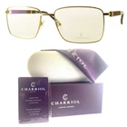 New!! Philippe Charriol PC57107 C01 Shiny Gold Tortoise Rectangle Full Rim Frame. Price: $166.50.