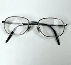 Vtg Charmant 52-18-140 CH8148 Pure Titanium Grey Oval Eyeglasses Frame Pre-owned. Price: $33.99.