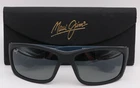 Maui Jim Kanaio Coast Black Rectangle MJ766-02MD Polarized Sunglasses 61-17-127 New. Price: $194.95.