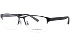 Emporio Armani EA1138 3001 Eyeglasses Men's Matte Black Semi Rim 56MM New. Price: $79.95.