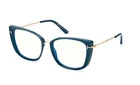 New Tom Ford FT5816-B 089 Shiny Teal/rose Gold/clear Blue Light Block Lens 53MM. Price: $137.60.