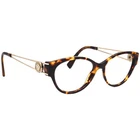 Versace Eyeglasses Mod. 3254 5148 Havana/gold Cat Frame Italy 16 140 Pre-owned. Price: $159.99.