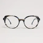 Dutz DZ2292 Women's Oval / Cat Eye Glasses In Blue Horn 49MM New. Price: $149.99.