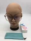 Firmoo S16734 Eyeglasses Optical Frame 55-18-149 Clear Brown Pre-owned. Price: $18.99.