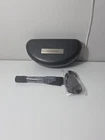 Harley Davidson Black Clamshell Leather Sunglasses/eyeglasses Case Strap Cord Used. Price: $25.99.