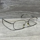 Safilo Elasta 7055 Silver Metal Eyeglasses Square 52-17 135MM Mens Full Rim Pre-owned. Price: $14.96.
