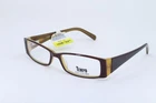 Tempo CTP8000 Brown Rectangle Women Full Rim 53-16-135 Eyeglasses Frames New. Price: $23.95.