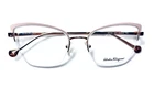 Salvatore Ferragamo SF2182 687 Rose Pink Half Rim Eyeglasses Frames 53-18-140 New. Price: $111.85.