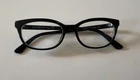 Prada Eyeglasses Vpr 13V 1AB-1O1 53-17 145 Shiny Black Cat-eye Frames Only Used. Price: $57.99.