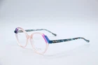 New Face Moves Col 3006 Clear Purple Authentic Frames Eyeglasses 52-17. Price: $277.20.
