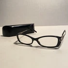 Salvatore Ferragamo 2659-B 101 51-16 135 Blk Rectangular Eyeglass Frame W/case Pre-owned. Price: $26.24.