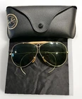 Vtg 1970S Bausch & Lomb Ray Ban Aviator Sunglasses 12K Gf Shooter Green Lenses Pre-owned. Price: $169.00.