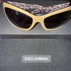 Women's Dolce&gabbana Cat Eye Sunglasses Beige Leopard Print W/ Case Pre-owned. Price: $85.00.